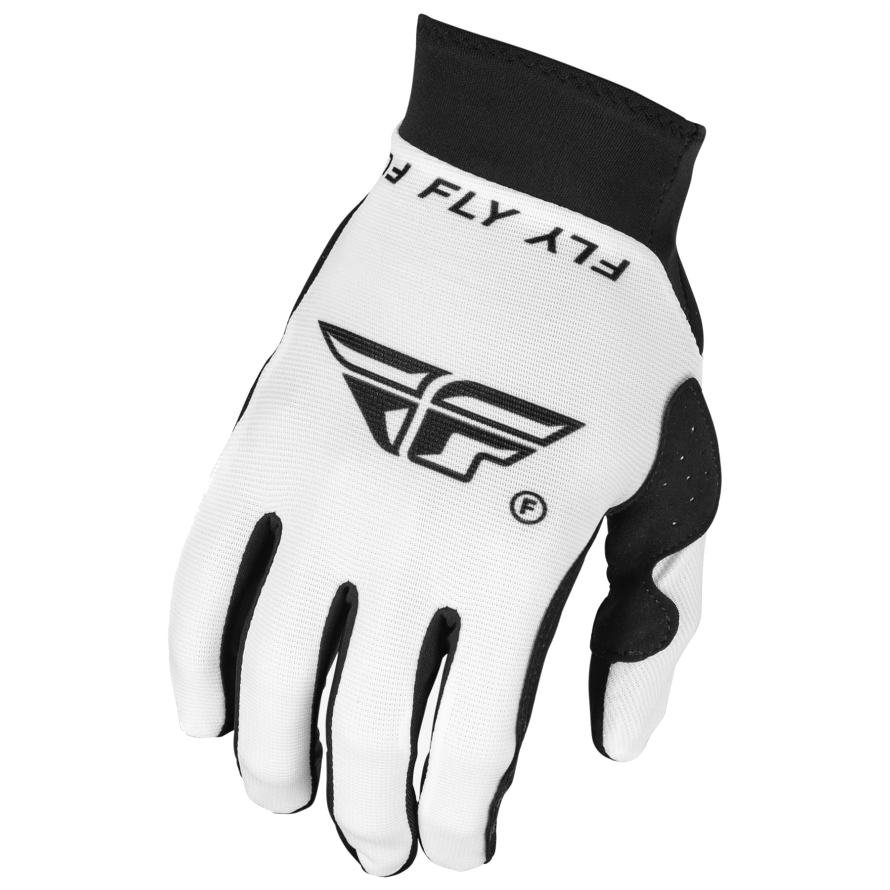 Fly Racing 2025 Pro Lite Motocross Gloves White Black